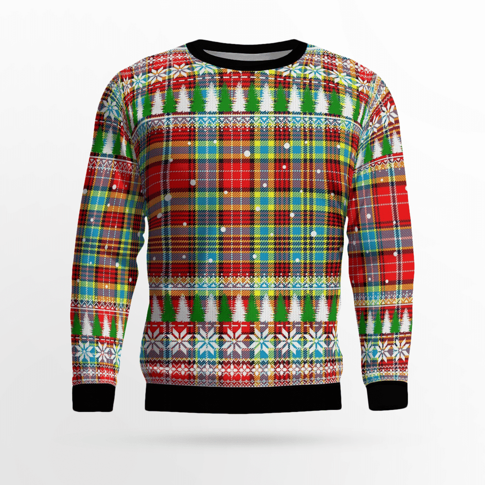 Clan Ogilvie Tartan Christmas Ugly Sweater FZ20 Ogilvie Tartan Tartan Ugly Sweater   