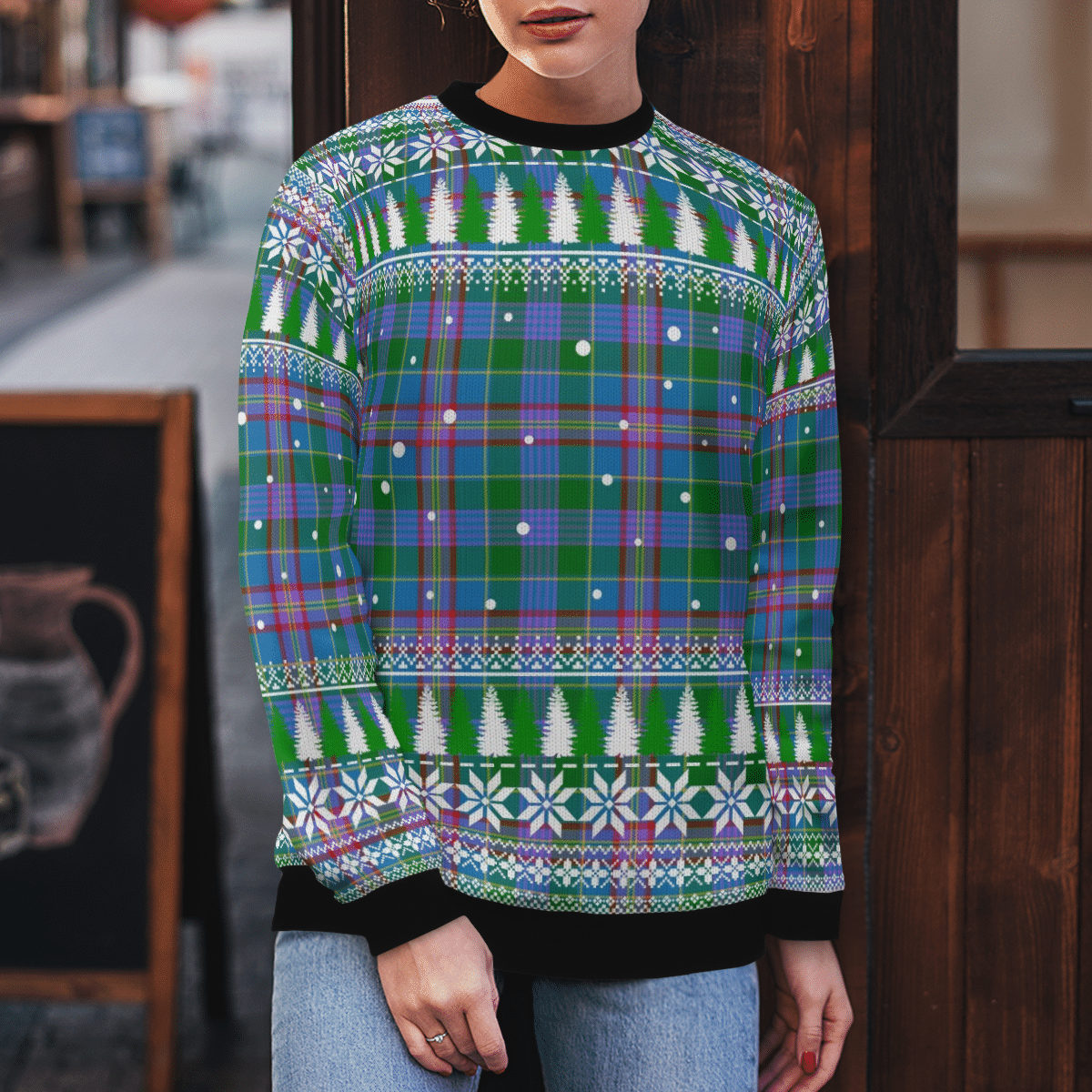 Clan Pitcairn Hunting Tartan Christmas Ugly Sweater FV96 Pitcairn Hunting Tartan Tartan Ugly Sweater   