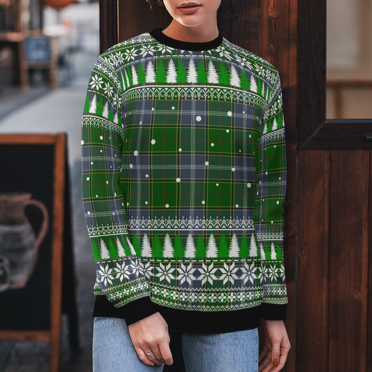 Clan Pringle Tartan Christmas Ugly Sweater AA63 Pringle Tartan Tartan Ugly Sweater   