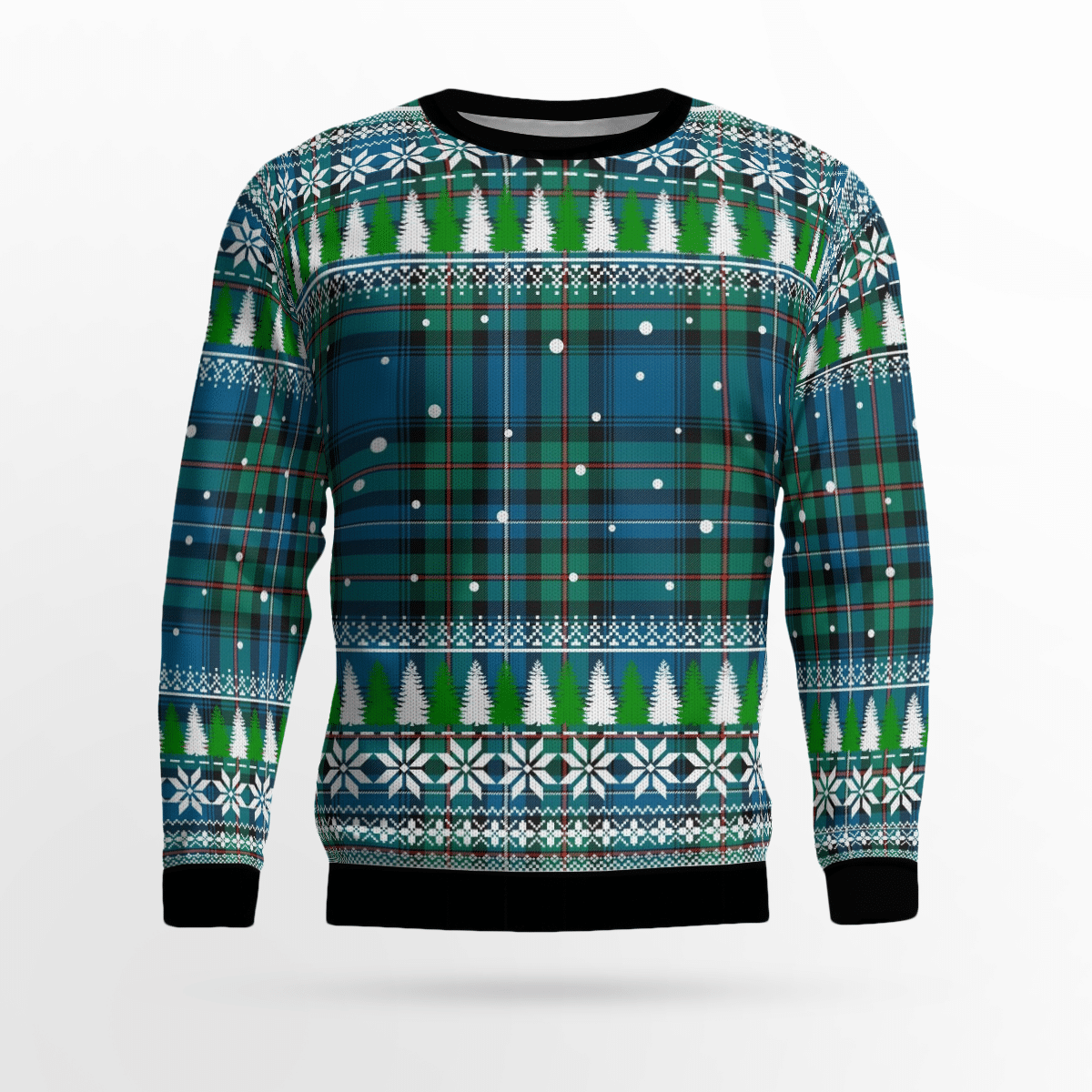 Clan Robertson Hunting Ancient Tartan Christmas Ugly Sweater QK19 Robertson Hunting Ancient Tartan Tartan Ugly Sweater   