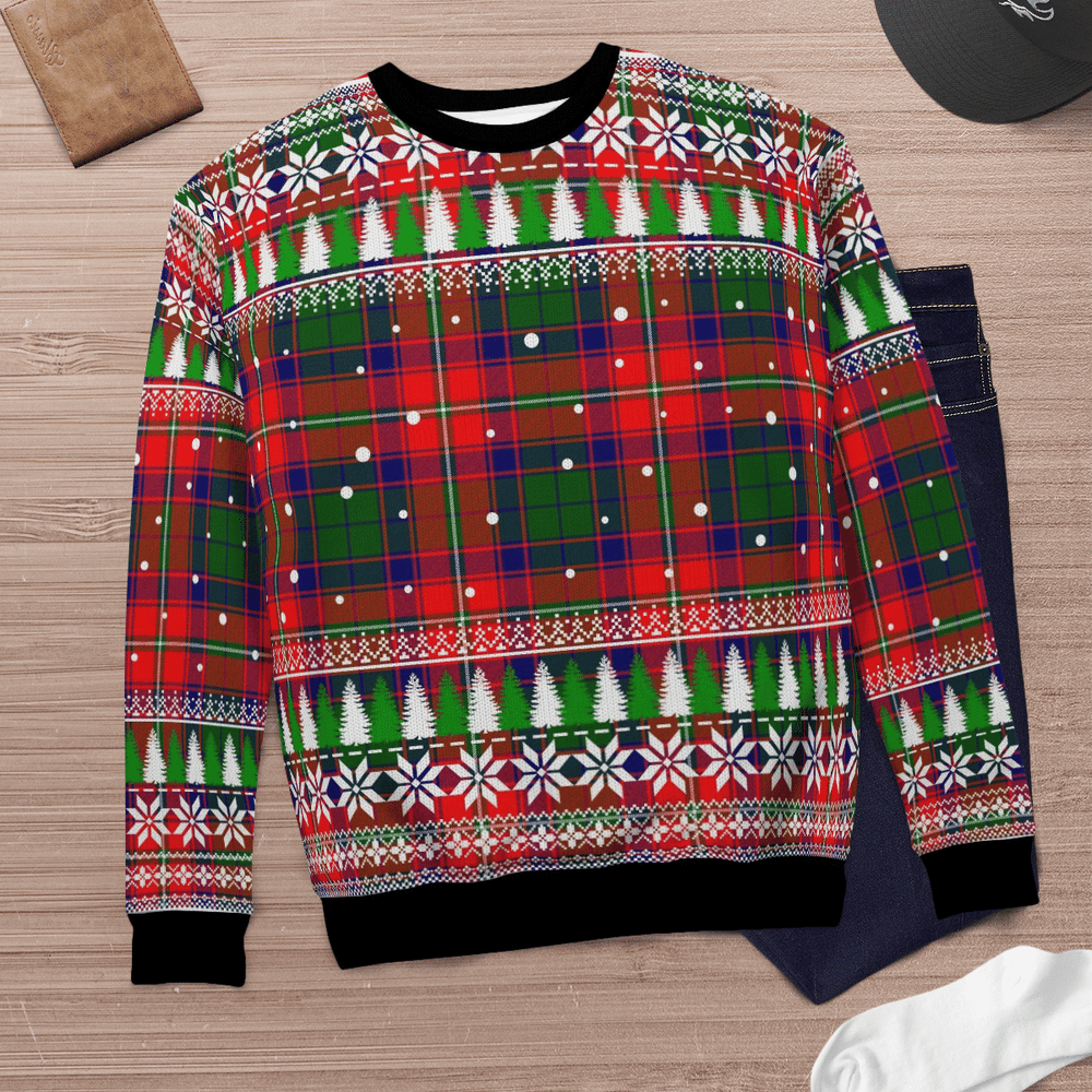 Clan Roxburgh District Tartan Christmas Ugly Sweater KP96 Roxburgh District Tartan Tartan Ugly Sweater   