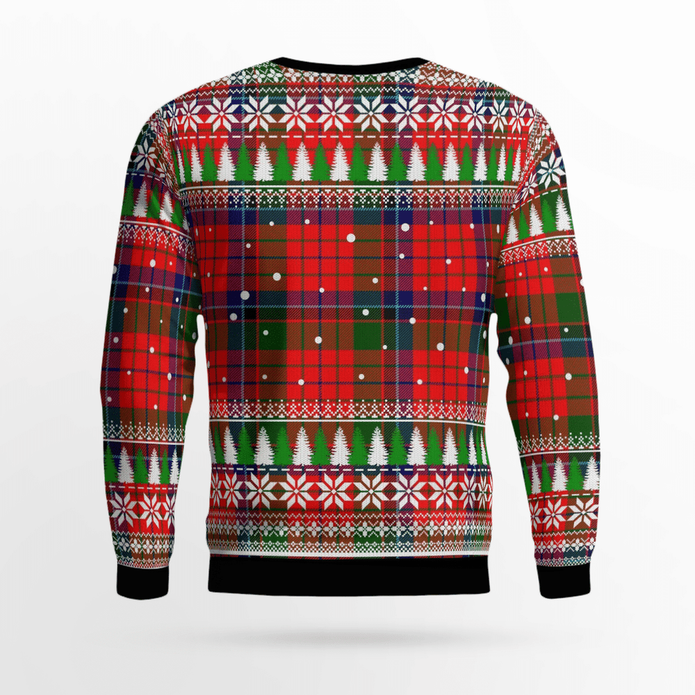 Clan Nicolson Modern Tartan Christmas Ugly Sweater MH74 Nicolson Modern Tartan Tartan Ugly Sweater   