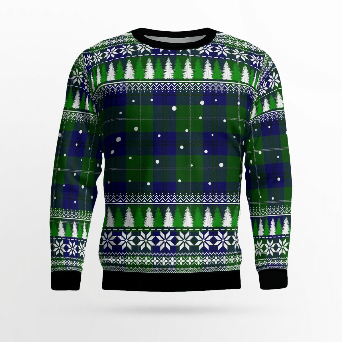 Clan Oliphant Modern Tartan Christmas Ugly Sweater GF85 Oliphant Modern Tartan Tartan Ugly Sweater   