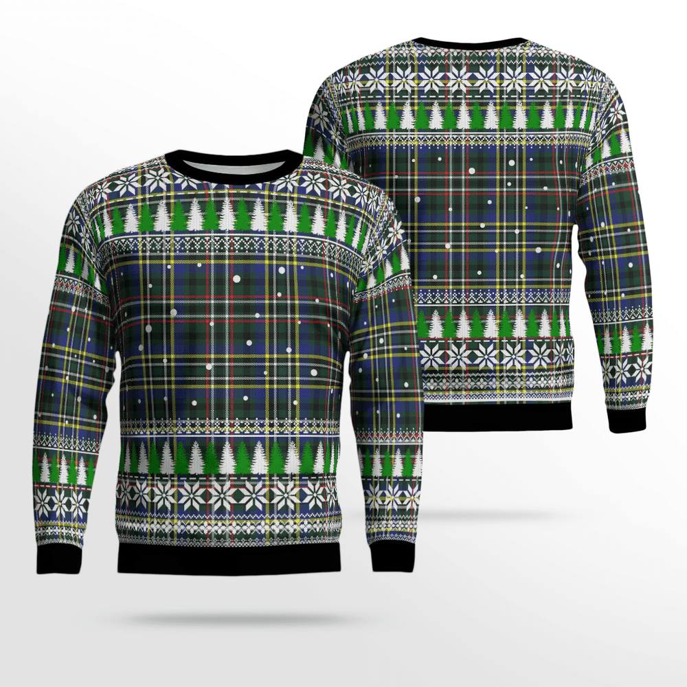 Clan Scott Green Modern Tartan Christmas Ugly Sweater UQ91 Scott Green Modern Tartan Tartan Ugly Sweater   