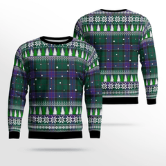 Clan Sinclair Hunting Modern Tartan Christmas Ugly Sweater YP42 Sinclair Hunting Modern Tartan Tartan Ugly Sweater   