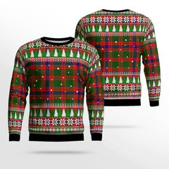 Clan Skene Modern Tartan Christmas Ugly Sweater QI83 Skene Modern Tartan Tartan Ugly Sweater   
