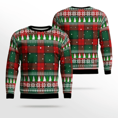 Clan Stewart Atholl Modern Tartan Christmas Ugly Sweater RH27 Stewart Atholl Modern Tartan Tartan Ugly Sweater   