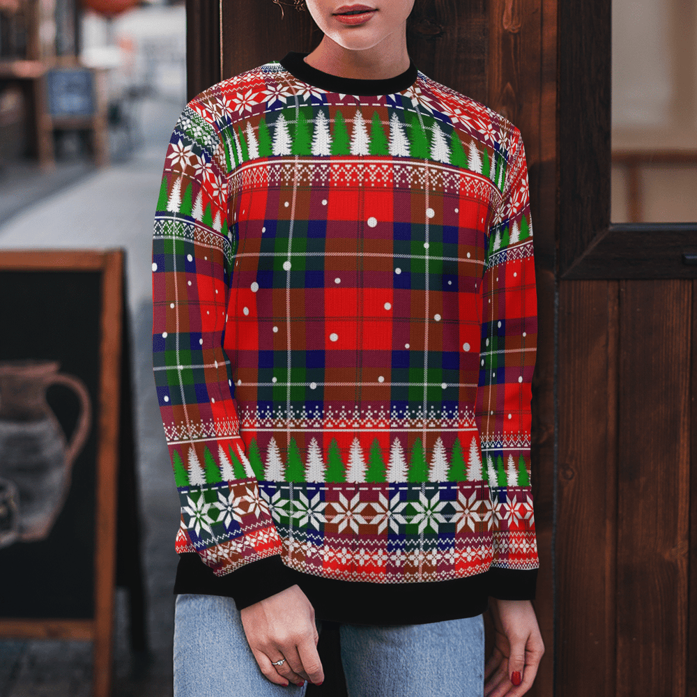Clan Ruthven Modern Tartan Christmas Ugly Sweater ID48 Ruthven Modern Tartan Tartan Ugly Sweater   