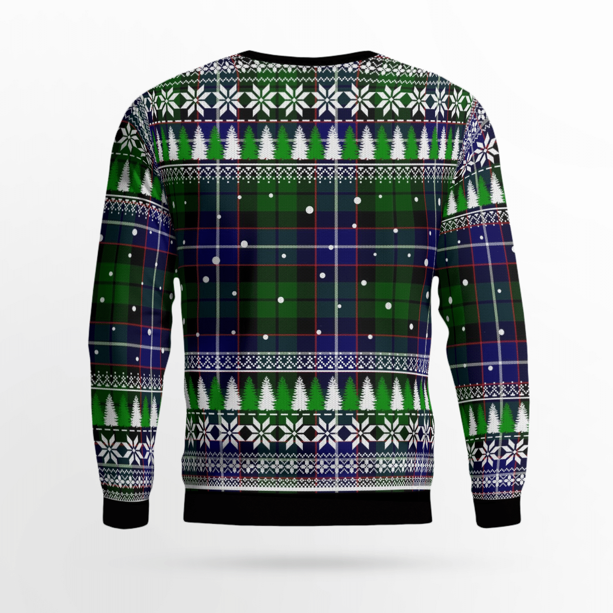 Clan Russell Modern Tartan Christmas Ugly Sweater EO50 Russell Modern Tartan Tartan Ugly Sweater   