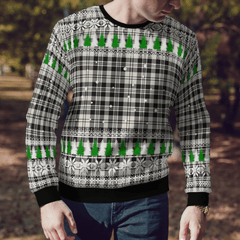 Clan Scott Black & White Ancient Tartan Christmas Ugly Sweater EI93 Scott Black & White Ancient Tartan Tartan Ugly Sweater   