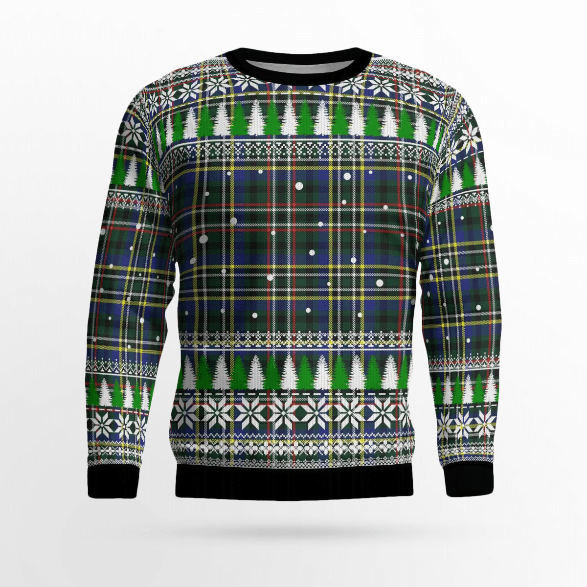 Clan Scott Green Modern Tartan Christmas Ugly Sweater UQ91 Scott Green Modern Tartan Tartan Ugly Sweater   