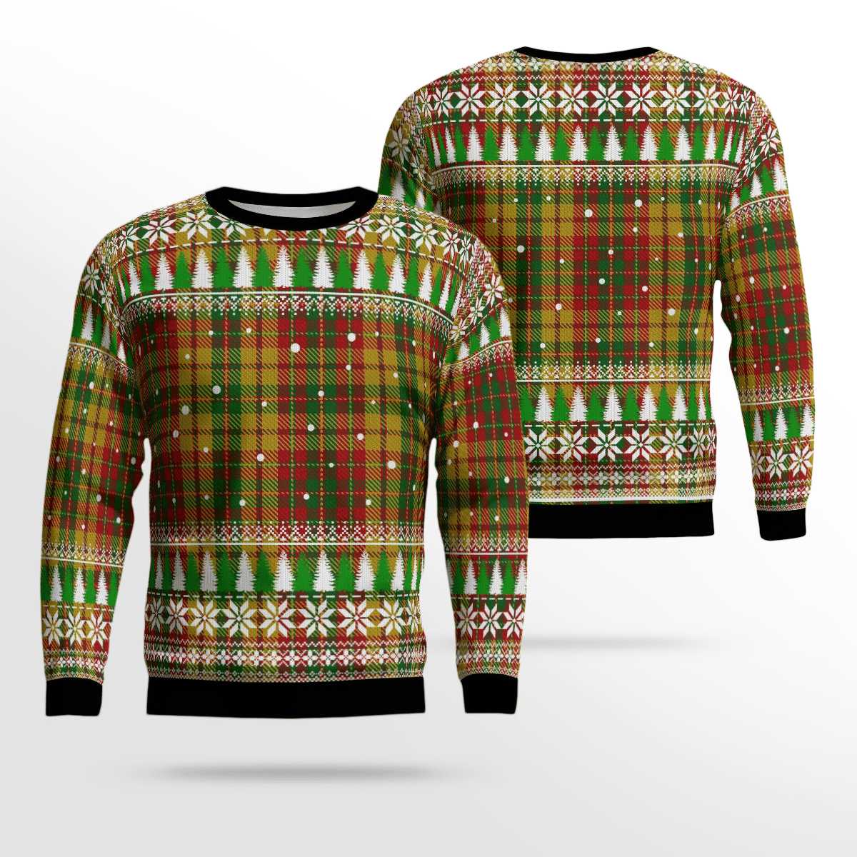 Clan Strathearn Modern Tartan Christmas Ugly Sweater PU52 Strathearn Modern Tartan Tartan Ugly Sweater   