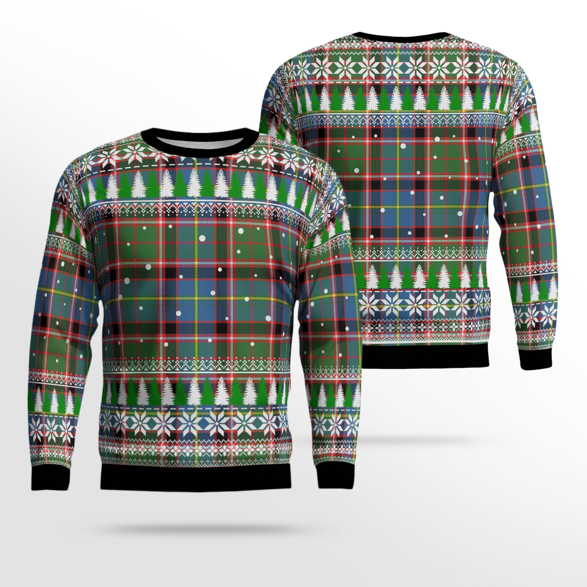 Clan Stirling (of Keir) Tartan Christmas Ugly Sweater UM82 Stirling (of Keir) Tartan Tartan Ugly Sweater   