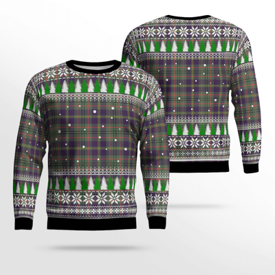 Clan Taylor Weathered Tartan Christmas Ugly Sweater QP37