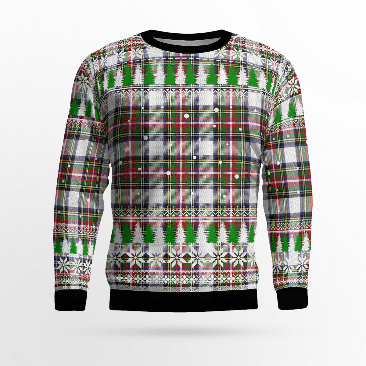 Clan Stewart Dress Modern Tartan Christmas Ugly Sweater MP26 Stewart Dress Modern Tartan Tartan Ugly Sweater   