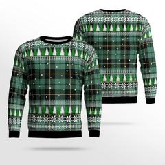 Clan Wallace Hunting Ancient Tartan Christmas Ugly Sweater FY88 Wallace Hunting Ancient Tartan Tartan Ugly Sweater   