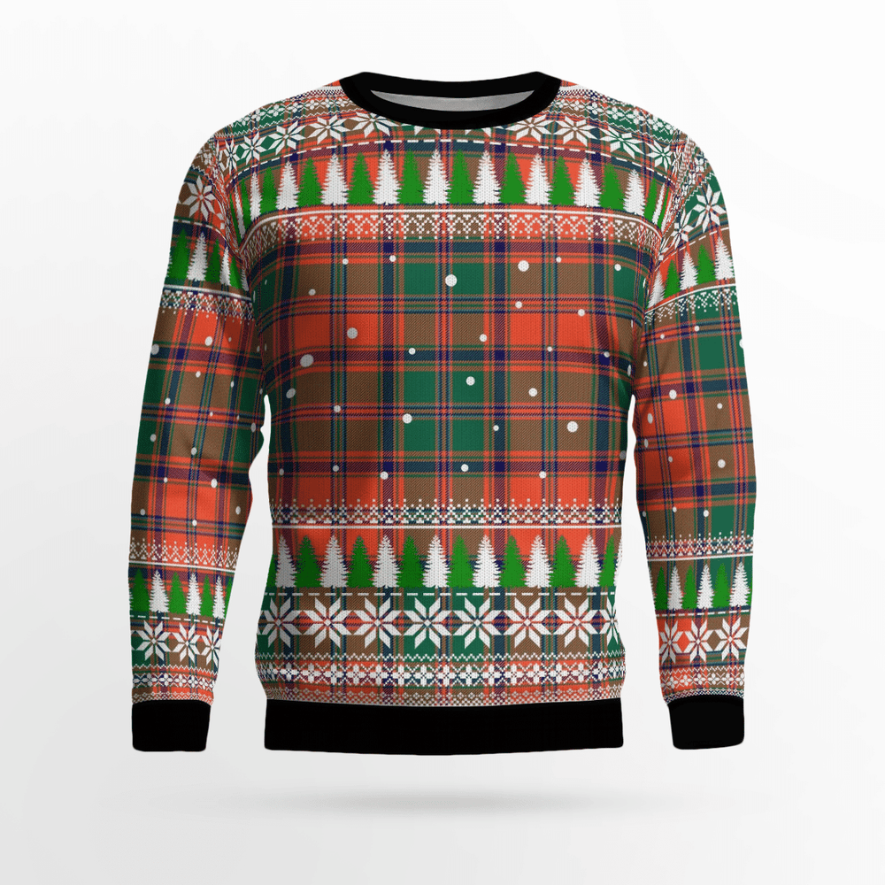 Clan Stewart of Appin Ancient Tartan Christmas Ugly Sweater QU83 Stewart of Appin Ancient Tartan Tartan Ugly Sweater   