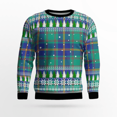 Clan US Marine Tartan Christmas Ugly Sweater HA32 US Marine Tartan Tartan Ugly Sweater   
