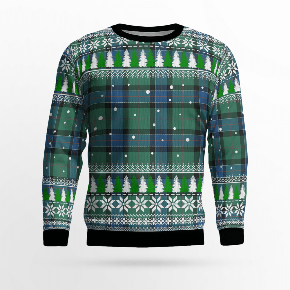 Clan Sinclair Hunting Ancient Tartan Christmas Ugly Sweater KM92 Sinclair Hunting Ancient Tartan Tartan Ugly Sweater   