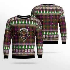 Clan Carnegie Modern Crest Tartan Christmas Ugly Sweater WU90 Carnegie Modern Crest Tartan Tartan Ugly Sweater   
