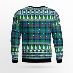 Clan Campbell of Cawdor Ancient Crest Tartan Christmas Ugly Sweater MS25 Campbell of Cawdor Ancient Crest Tartan Tartan Ugly Sweater   