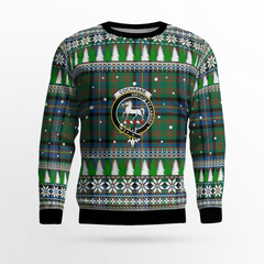 Clan Cochrane Ancient  Crest Tartan Christmas Ugly Sweater LE23 Cochrane Ancient Crest Tartan Tartan Ugly Sweater   