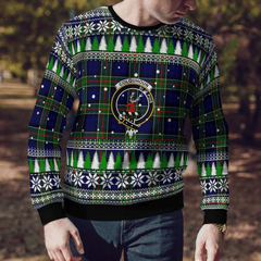 Clan Colquhoun Modern Crest Tartan Christmas Ugly Sweater QE44 Colquhoun Modern Crest Tartan Tartan Ugly Sweater   