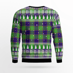 Clan Dalrymple Crest Tartan Christmas Ugly Sweater QP78 Dalrymple Crest Tartan Tartan Ugly Sweater   