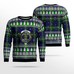 Clan Forbes Modern Crest Tartan Christmas Ugly Sweater FA87 Forbes Modern Crest Tartan Tartan Ugly Sweater   