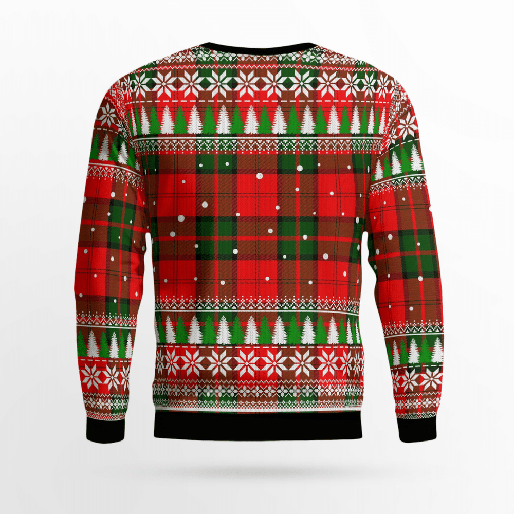 Clan Dunbar Modern Crest Tartan Christmas Ugly Sweater OS76 Dunbar Modern Crest Tartan Tartan Ugly Sweater   