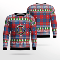 Clan Galloway Red Crest Tartan Christmas Ugly Sweater TP42 Galloway Red Crest Tartan Tartan Ugly Sweater   