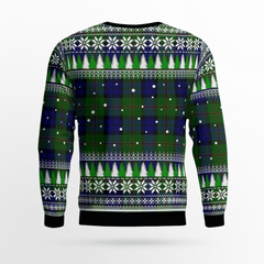 Clan Dundas Modern Crest Tartan Christmas Ugly Sweater PQ44 Dundas Modern Crest Tartan Tartan Ugly Sweater   