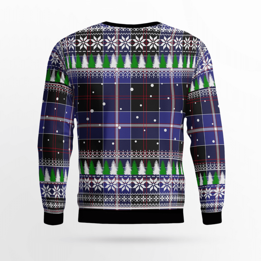 Clan Dunlop Modern Crest Tartan Christmas Ugly Sweater JA41 Dunlop Modern Crest Tartan Tartan Ugly Sweater   