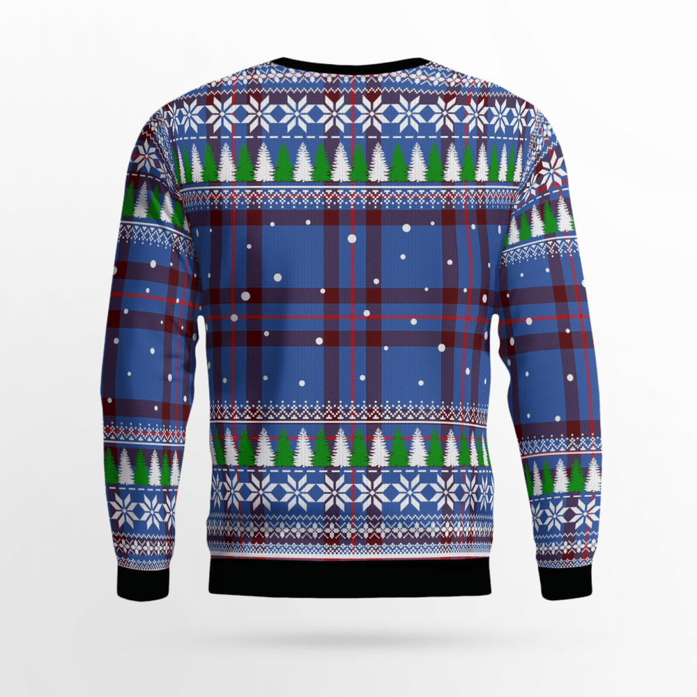 Clan Elliot Modern Crest Tartan Christmas Ugly Sweater WT25 Elliot Modern Crest Tartan Tartan Ugly Sweater   