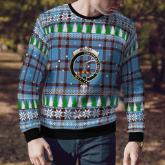 Clan Elliot Ancient Crest Tartan Christmas Ugly Sweater KO34 Elliot Ancient Crest Tartan Tartan Ugly Sweater   