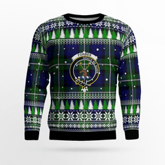 Clan Forbes Modern Crest Tartan Christmas Ugly Sweater FA87 Forbes Modern Crest Tartan Tartan Ugly Sweater   