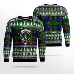 Clan Gunn Modern  Crest Tartan Christmas Ugly Sweater DM49 Gunn Modern Crest Tartan Tartan Ugly Sweater   