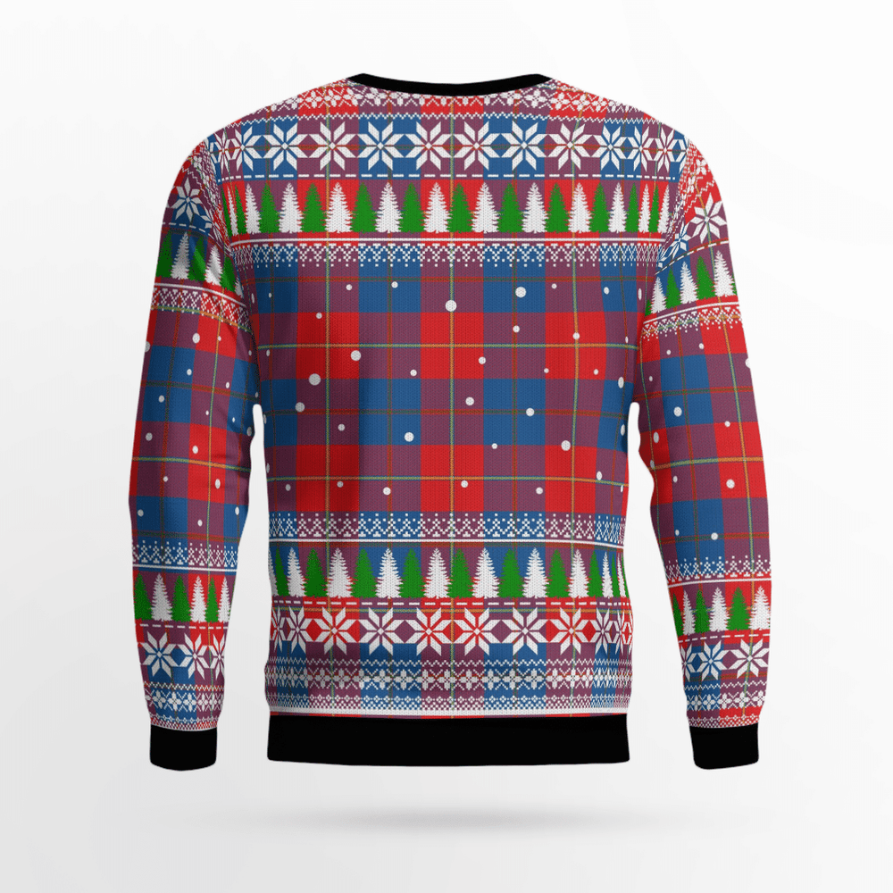 Clan Galloway Red Crest Tartan Christmas Ugly Sweater TP42 Galloway Red Crest Tartan Tartan Ugly Sweater   