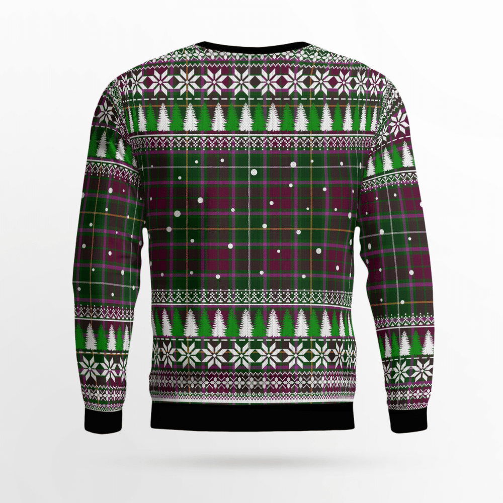 Clan Crosbie Crest Tartan Christmas Ugly Sweater RS33 Crosbie Crest Tartan Tartan Ugly Sweater   