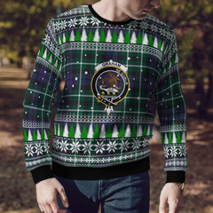 Clan Graham of Montrose Modern Crest Tartan Christmas Ugly Sweater GI81 Graham of Montrose Modern Crest Tartan Tartan Ugly Sweater   