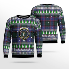 Clan Guthrie Modern Crest Tartan Christmas Ugly Sweater EU39 Guthrie Modern Crest Tartan Tartan Ugly Sweater   