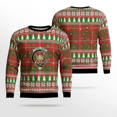 Clan Carruthers Crest Tartan Christmas Ugly Sweater IK99 Carruthers Crest Tartan Tartan Ugly Sweater   