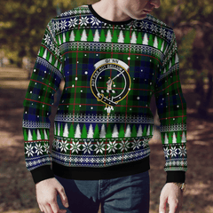 Clan Gunn Modern  Crest Tartan Christmas Ugly Sweater DM49 Gunn Modern Crest Tartan Tartan Ugly Sweater   