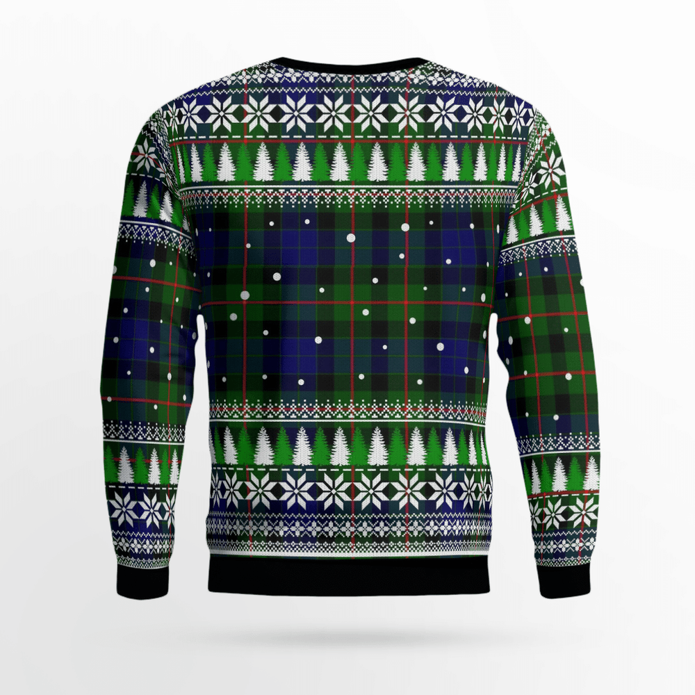 Clan Gunn Modern  Crest Tartan Christmas Ugly Sweater DM49 Gunn Modern Crest Tartan Tartan Ugly Sweater   