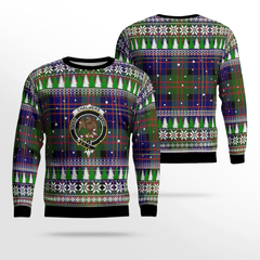 Clan Chalmer Crest Tartan Christmas Ugly Sweater QE12 Chalmer Crest Tartan Tartan Ugly Sweater   