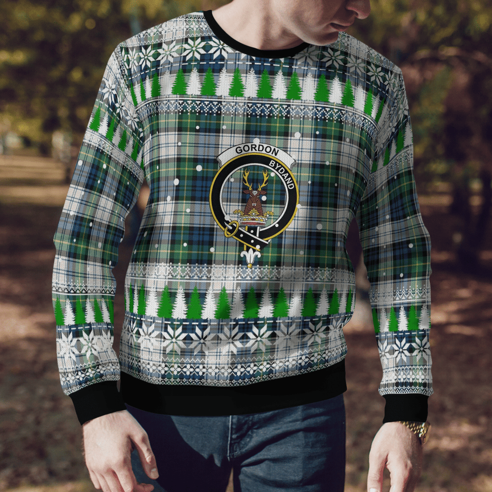 Clan Gordon Dress Ancient Crest Tartan Christmas Ugly Sweater NE64 Gordon Dress Ancient Crest Tartan Tartan Ugly Sweater   