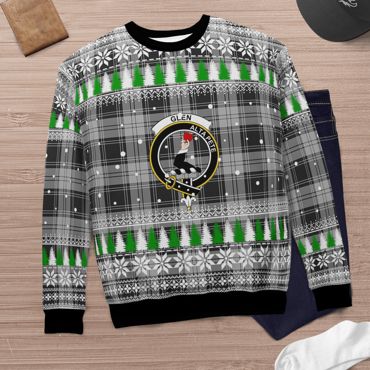 Clan Glen Crest Tartan Christmas Ugly Sweater EF84 Glen Crest Tartan Tartan Ugly Sweater   