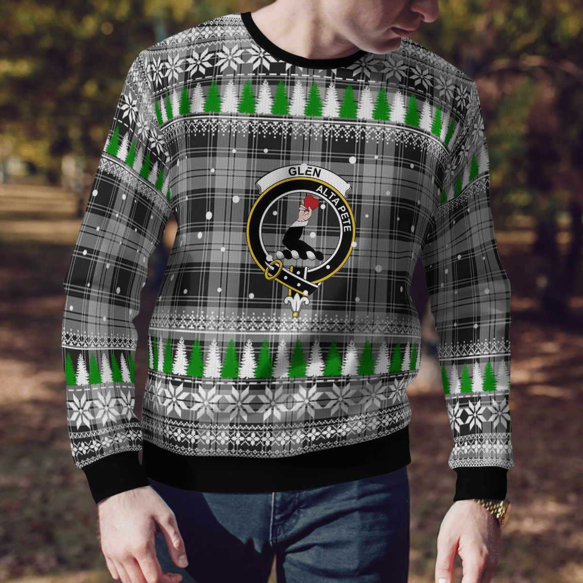 Clan Glen Crest Tartan Christmas Ugly Sweater EF84 Glen Crest Tartan Tartan Ugly Sweater   