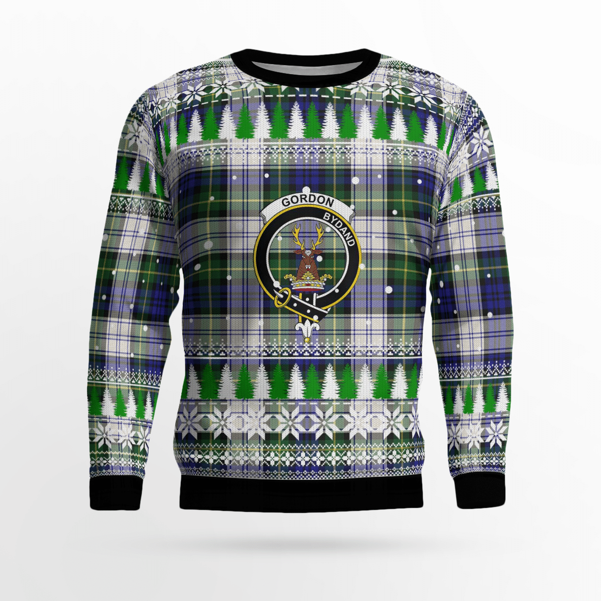Clan Gordon Dress Modern Crest Tartan Christmas Ugly Sweater DF78 Gordon Dress Modern Crest Tartan Tartan Ugly Sweater   