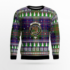Clan Chalmer Crest Tartan Christmas Ugly Sweater QE12 Chalmer Crest Tartan Tartan Ugly Sweater   